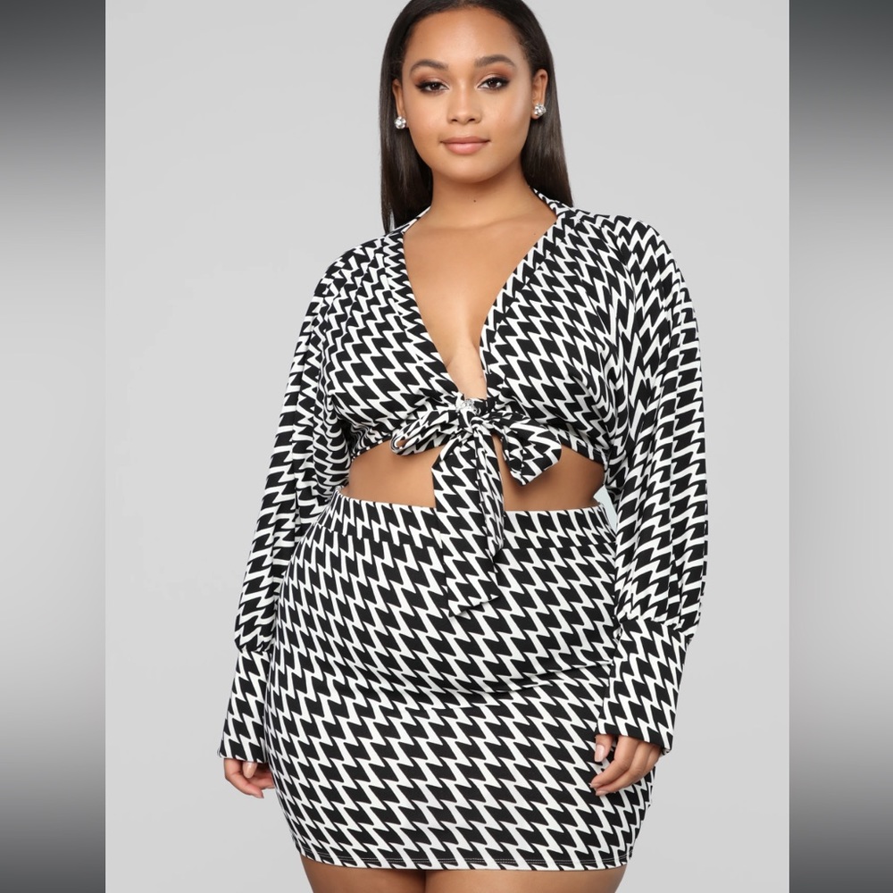 Fashionnova serena skirt set